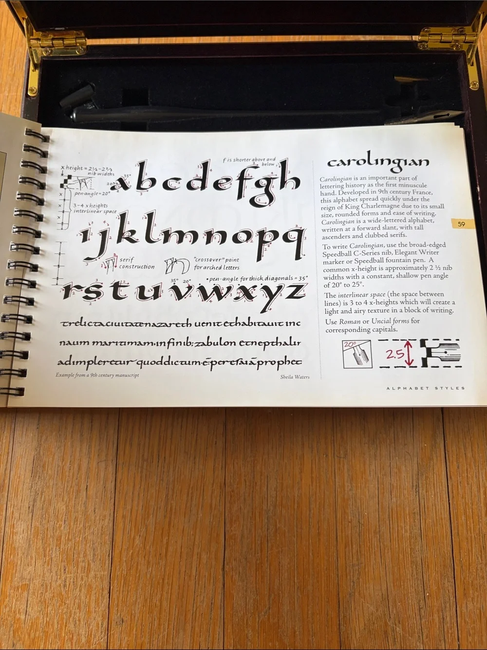 Speedball CALLIGRAPHY Set Pens TIPS AND Book